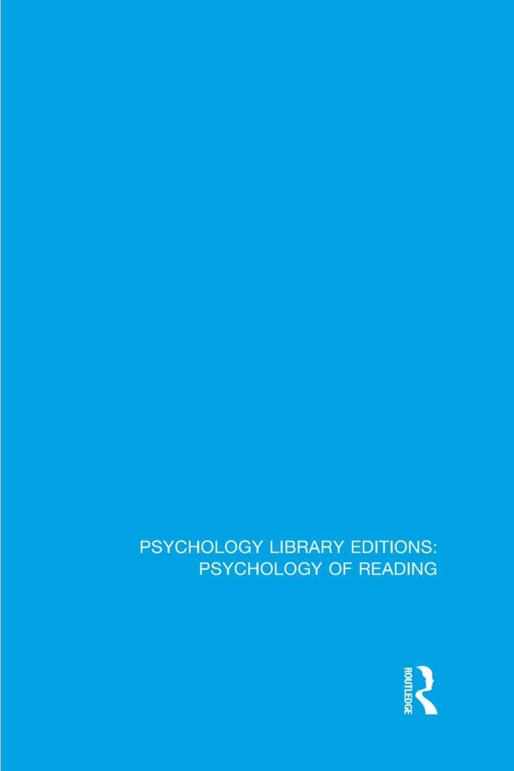 Psychology Library Editions: Psychology of Reading 11 Volume Set 1st Edition â€“ PDF/EPUB Version Downloadable