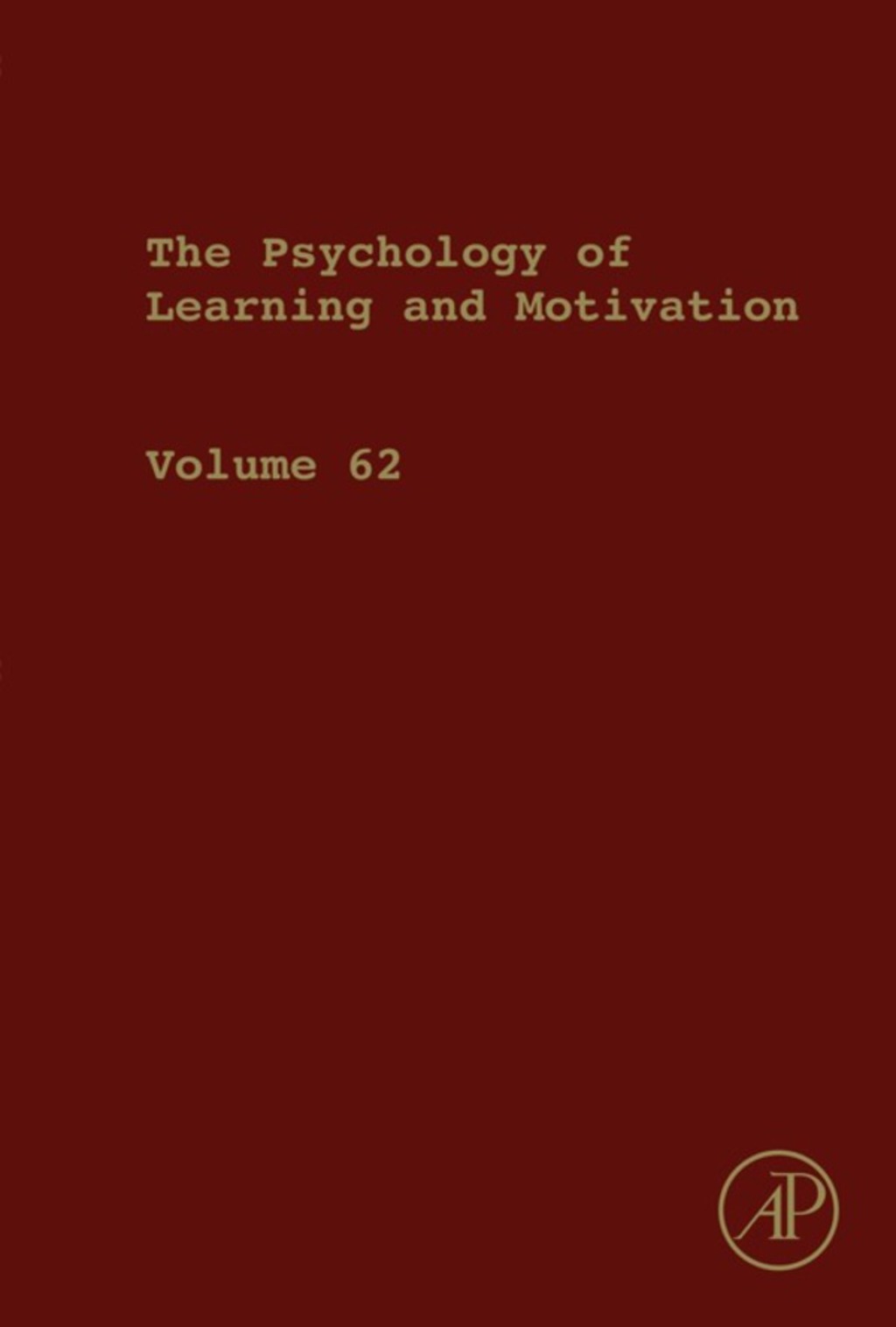 Psychology of Learning and Motivation  â€“ PDF/EPUB Version Downloadable