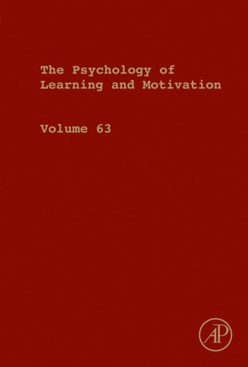 Psychology of Learning and Motivation  â€“ PDF/EPUB Version Downloadable