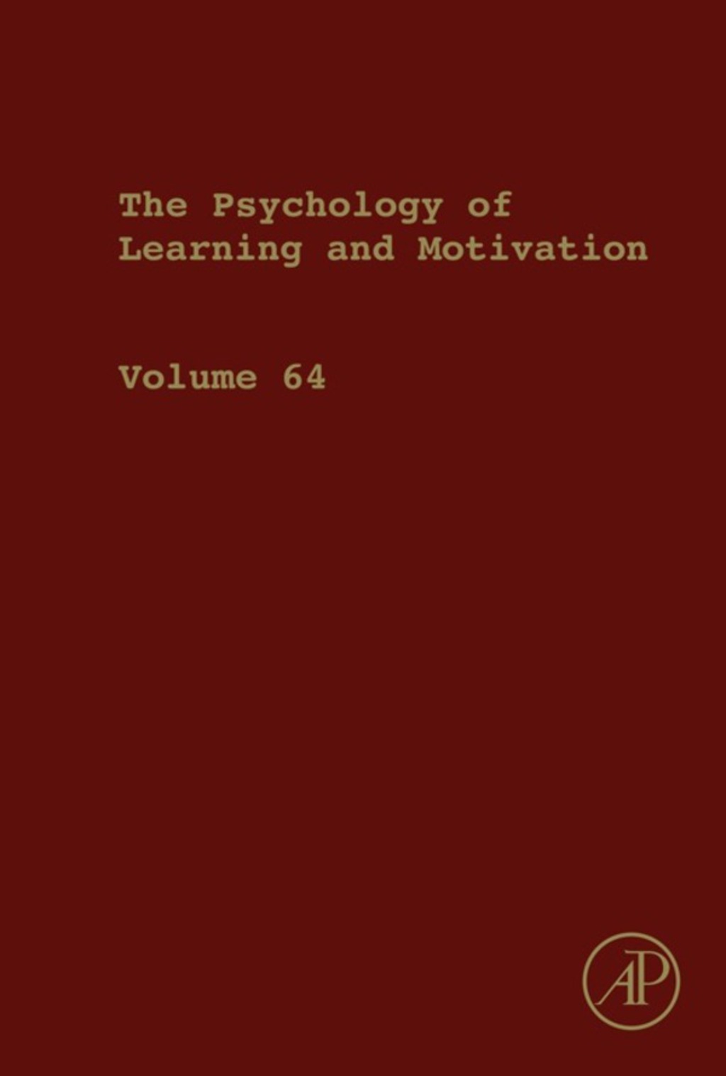 Psychology of Learning and Motivation  â€“ PDF/EPUB Version Downloadable