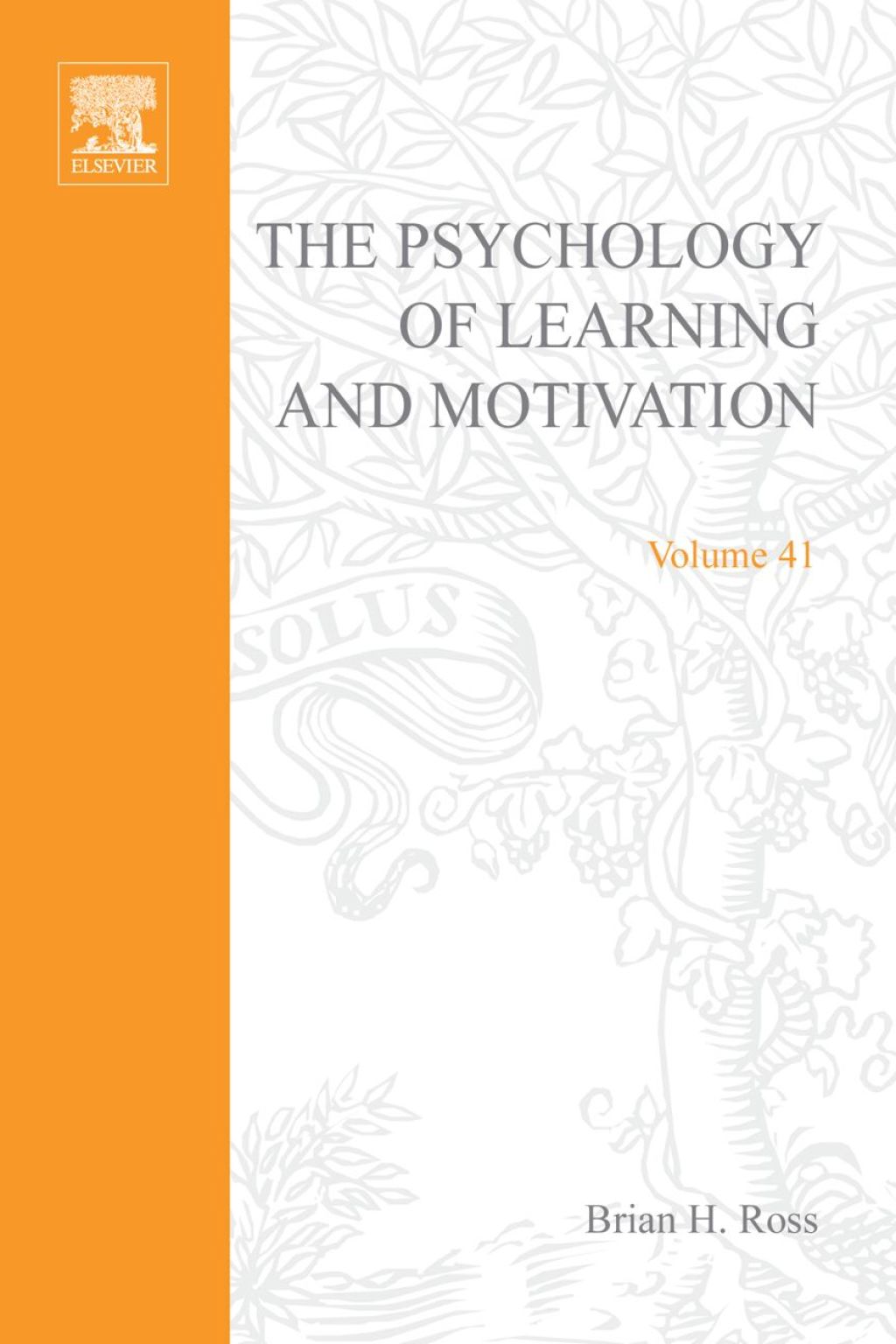 Psychology of Learning and Motivation: Advances in Research and Theory  â€“ PDF/EPUB Version Downloadable