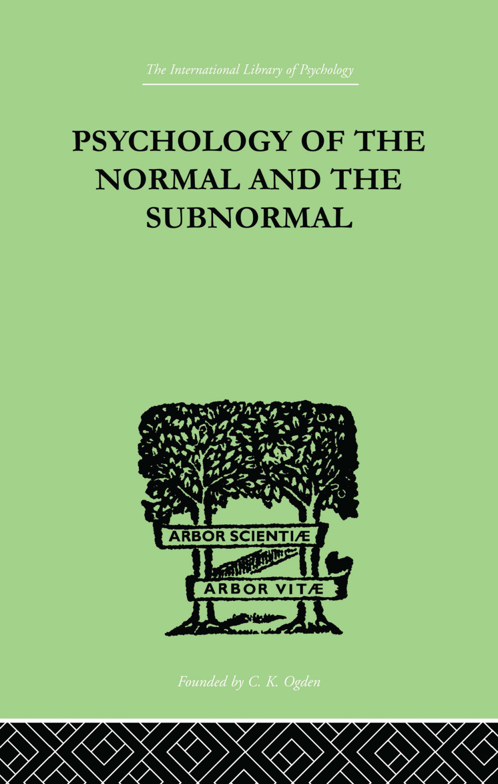 Psychology Of The Normal And The Subnormal 1st Edition â€“ PDF/EPUB Version Downloadable