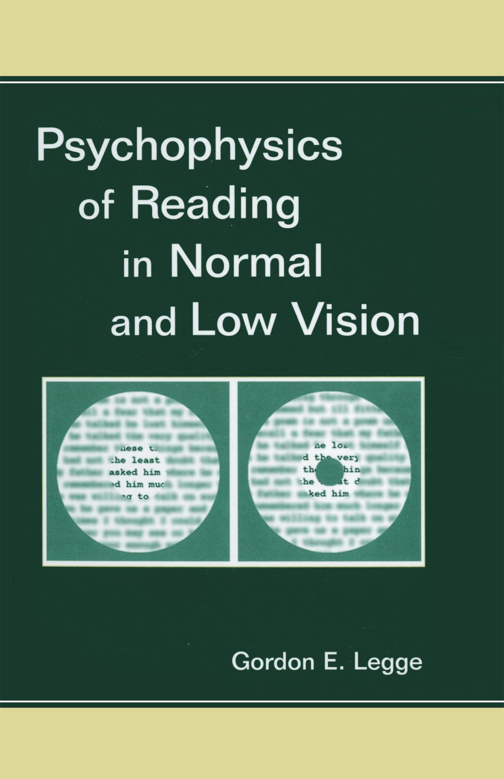 Psychophysics of Reading in Normal and Low Vision 1st Edition â€“ PDF/EPUB Version Downloadable