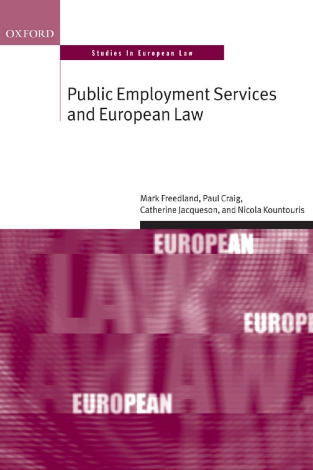 Public Employment Services and European Law  â€“ PDF/EPUB Version Downloadable