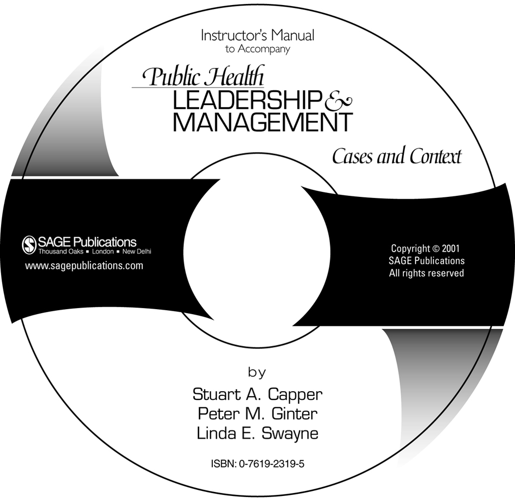 Public Health Leadership and Management Cases and Context 1st Edition â€“ PDF/EPUB Version Downloadable