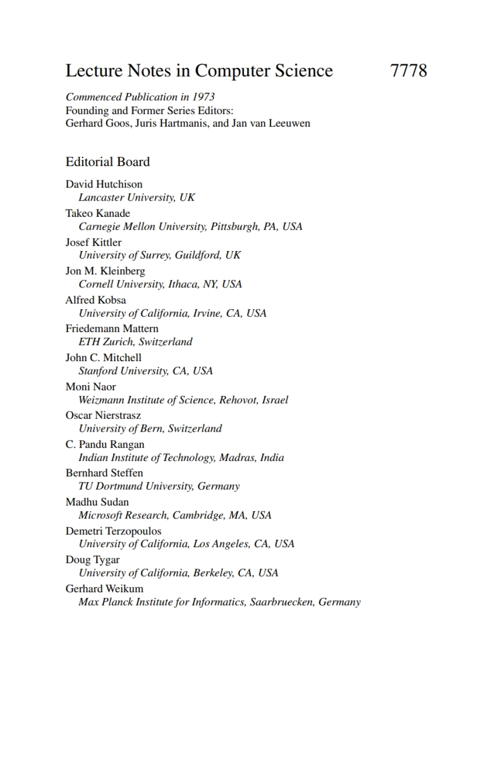 Public-Key Cryptography -- PKC 2013 16th International Conference on Practice and Theory in Public-Key Cryptography, Nara, Japan, Feburary 26 -- March 1, 2013, Proceedings  â€“ PDF/EPUB Version Downloadable
