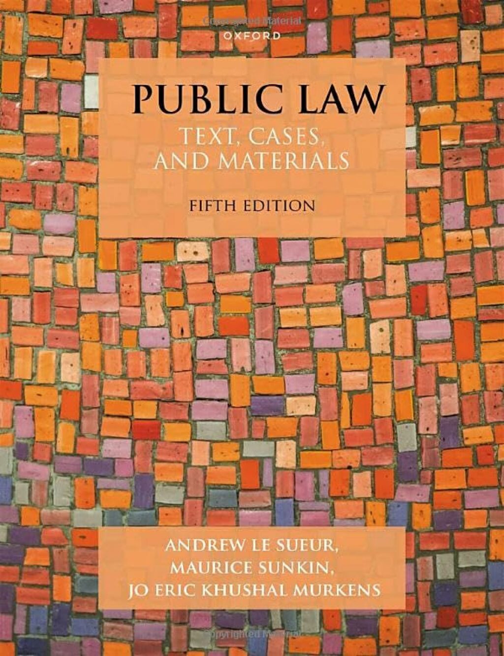 Public Law Text, Cases, and Materials 5th Edition â€“ PDF/EPUB Version Downloadable