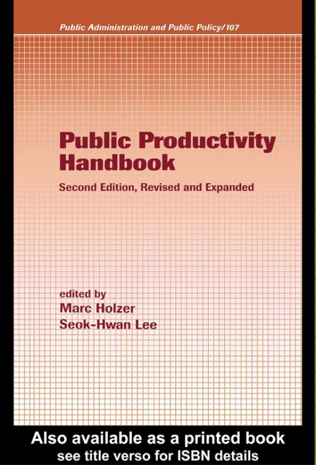 Public Productivity Handbook 2nd Edition â€“ PDF/EPUB Version Downloadable