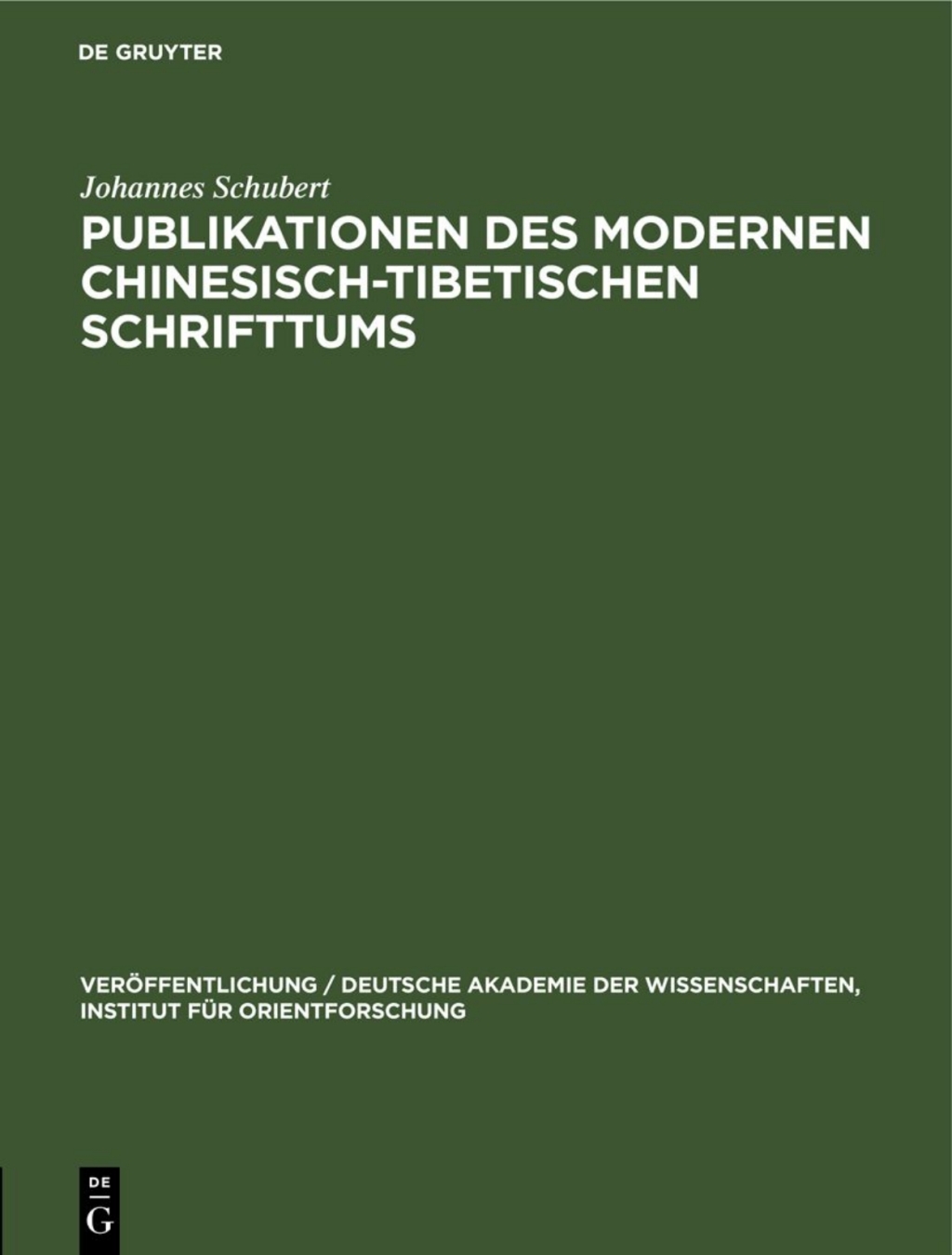 Publikationen des modernen chinesisch-tibetischen Schrifttums 1st Edition â€“ PDF/EPUB Version Downloadable
