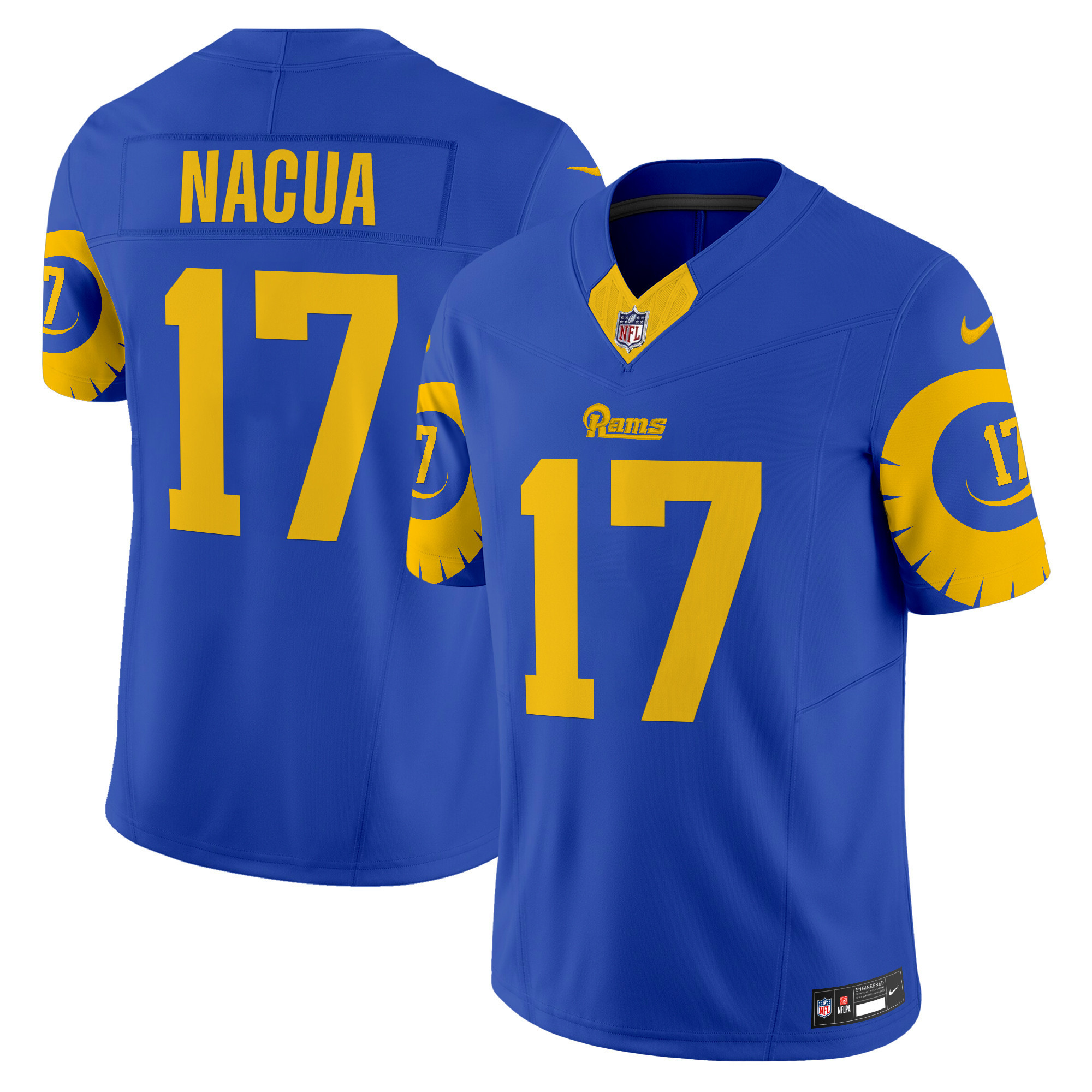 Puka Nacua Men's Los Angeles Rams Special Vapor Limited Royal Jersey - All Stitched