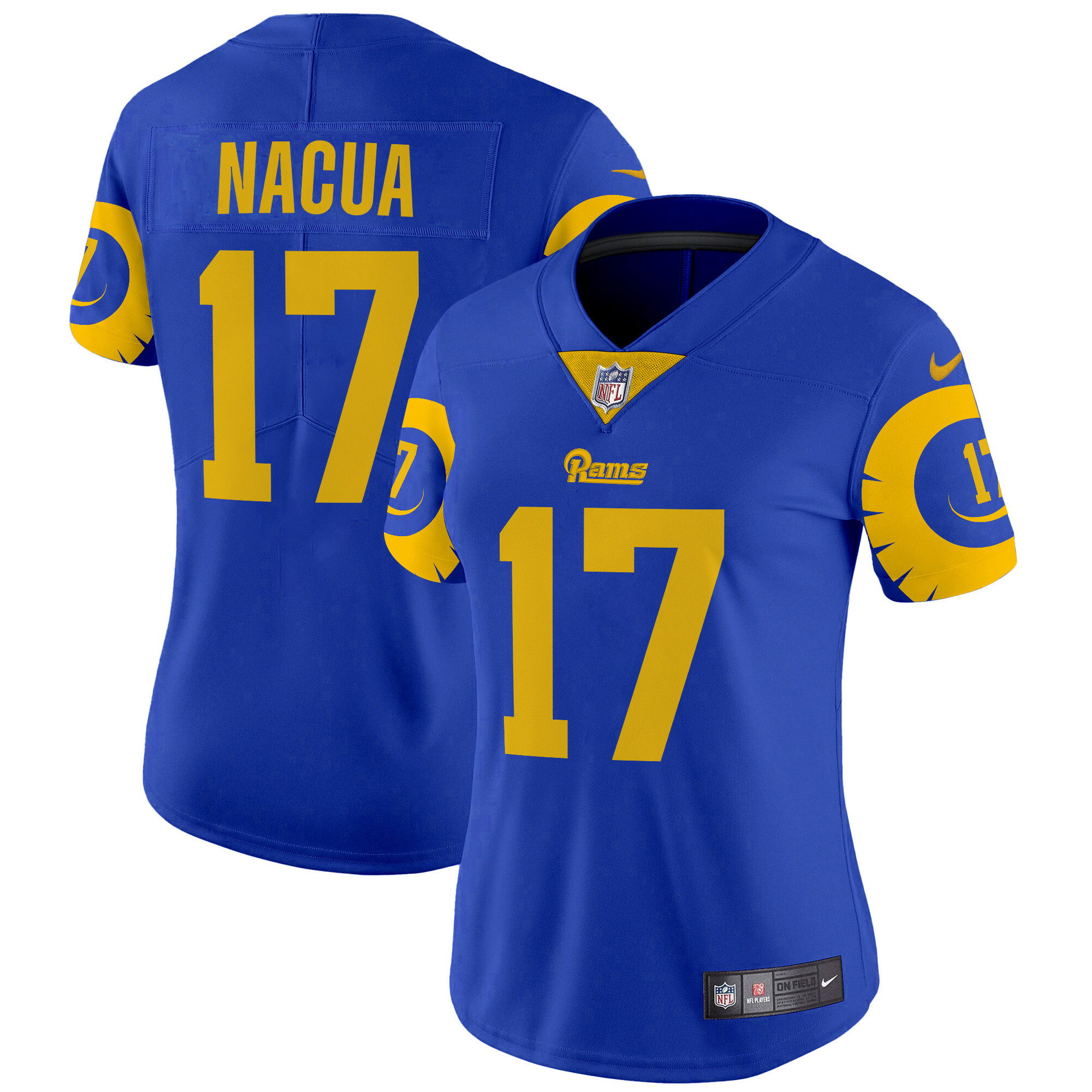 Puka Nacua Women's Los Angeles Rams Special Vapor Limited Royal Jersey - All Stitched