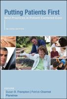 Putting Patients First Best Practices in Patient-Centered Care 2nd Edition â€“ PDF/EPUB Version Downloadable