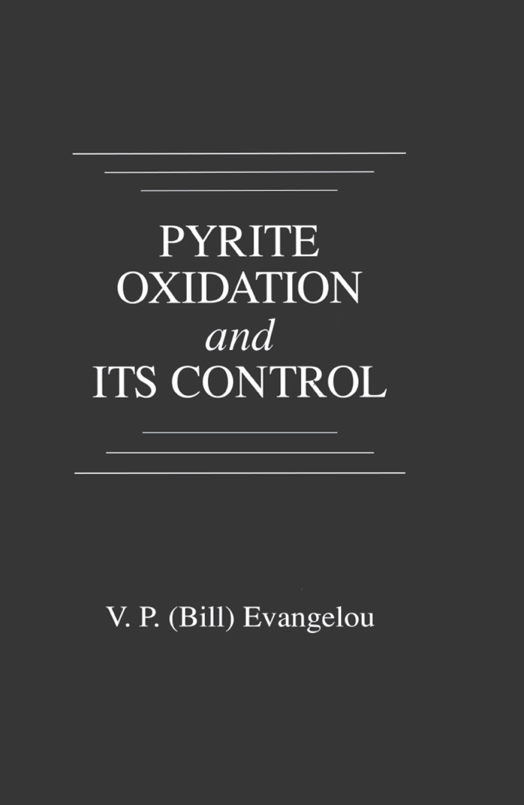 Pyrite Oxidation and Its Control 1st Edition â€“ PDF/EPUB Version Downloadable