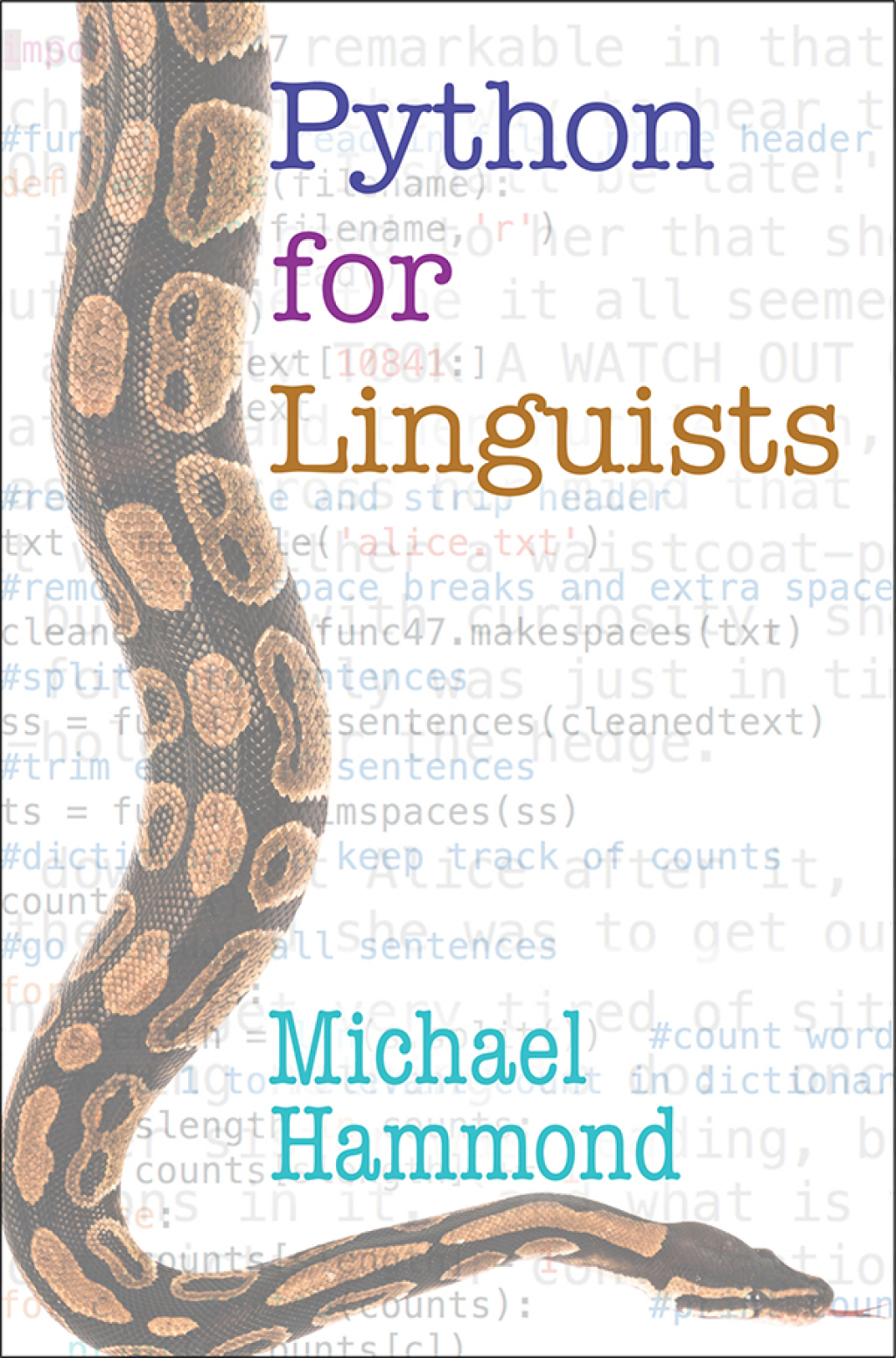 Python for Linguists  â€“ PDF/EPUB Version Downloadable