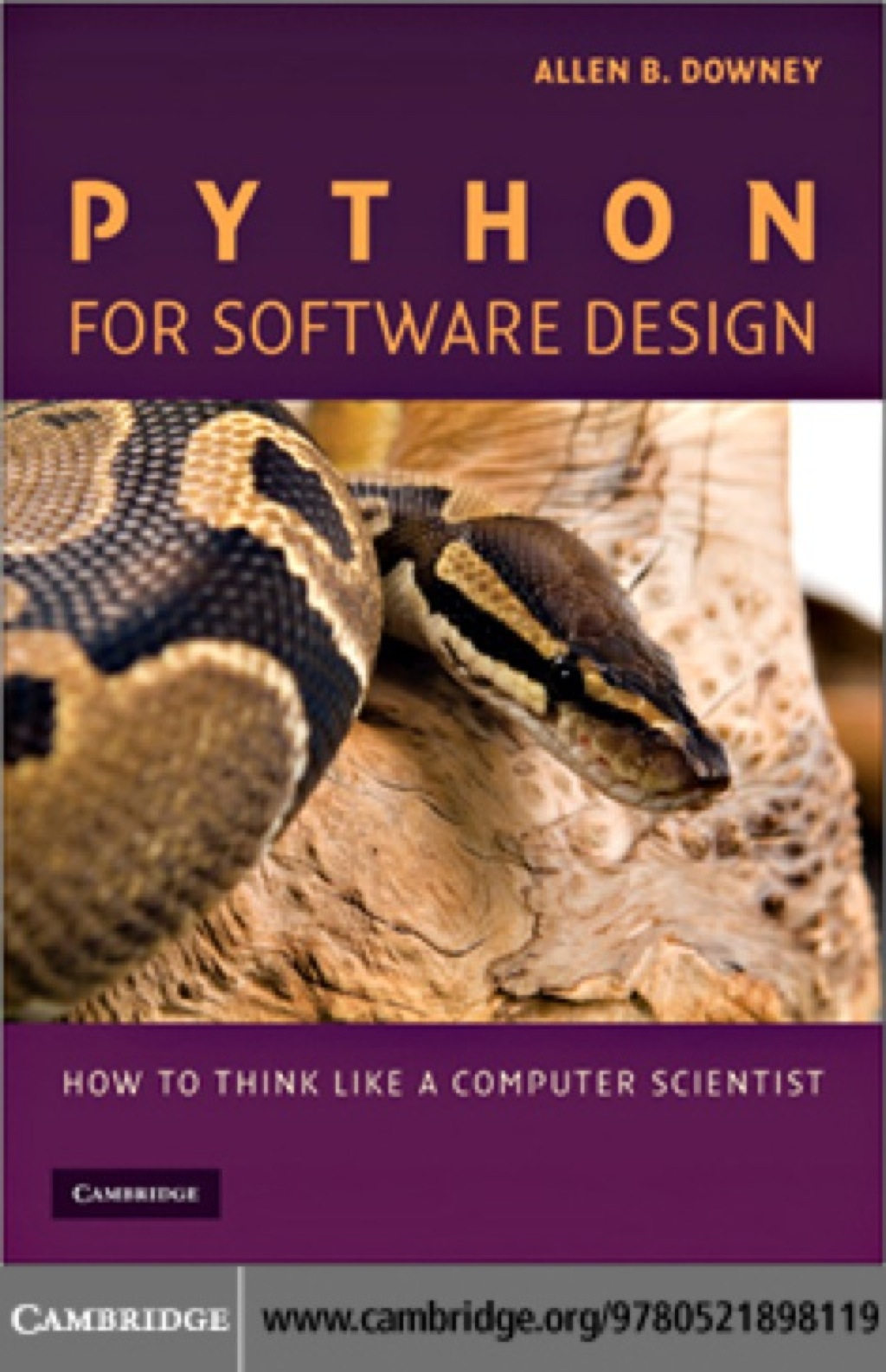Python for Software Design How to Think Like a Computer Scientist 1st Edition â€“ PDF/EPUB Version Downloadable