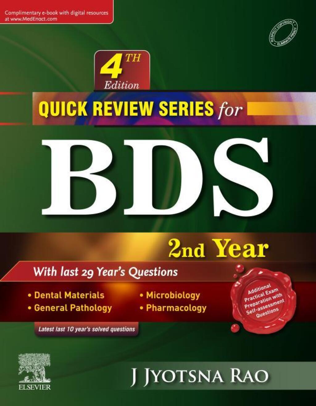 QRS for BDS 2nd Year Last 25 year's Questions 4th Edition - (PDF/EPUB Version)