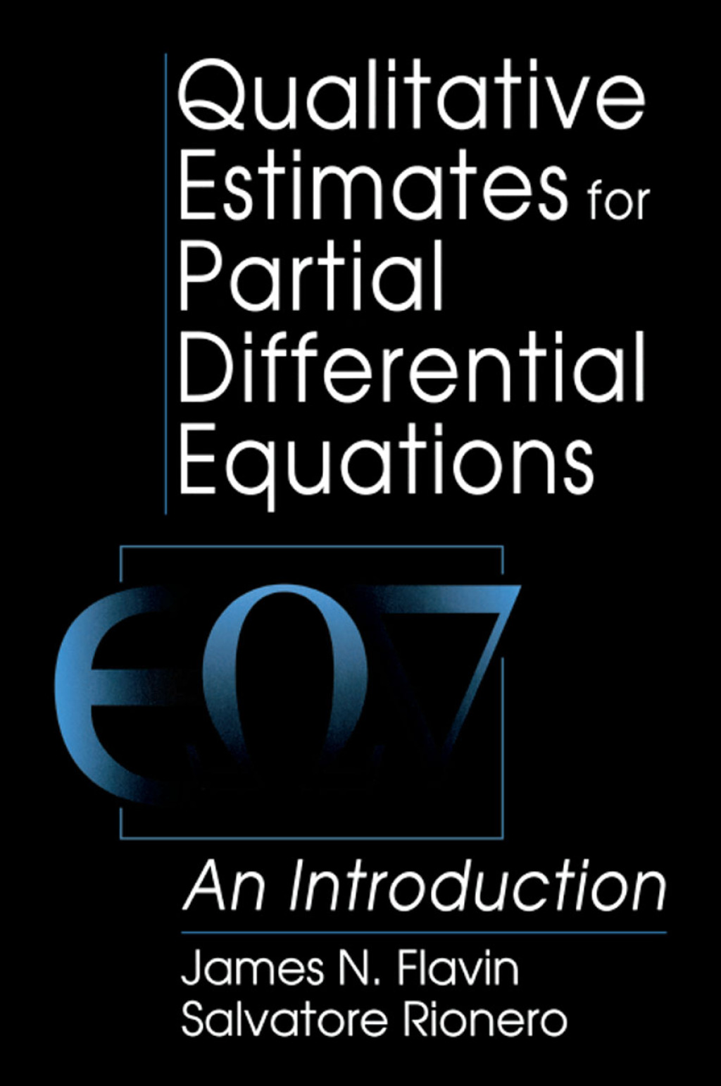 Qualitative Estimates For Partial Differential Equations An Introduction 1st Edition â€“ PDF/EPUB Version Downloadable