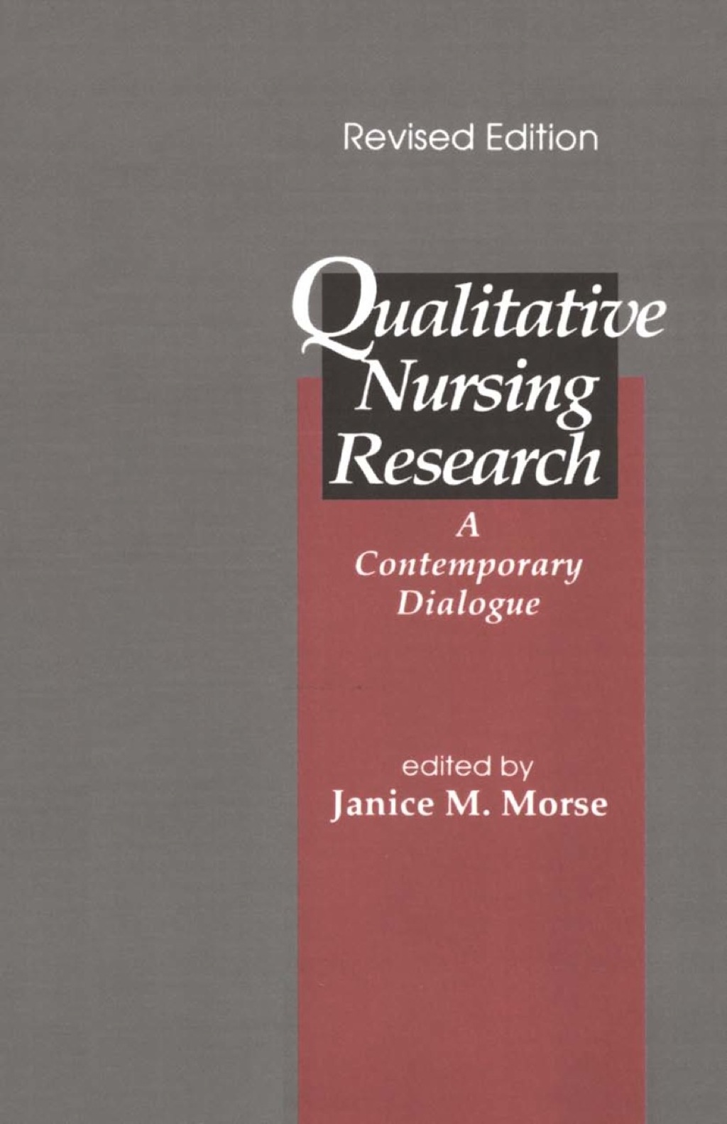 Qualitative Nursing Research A Contemporary Dialogue 1st Edition â€“ PDF/EPUB Version Downloadable