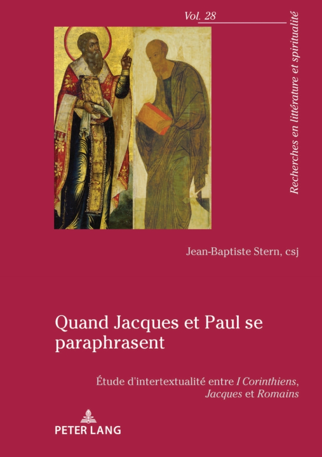 Quand Jacques et Paul se paraphrasent Ã‰tude d'intertextualitÃ© entre 1 Corinthiens, Jacques et Romains 1st Edition â€“ PDF/EPUB Version Downloadable