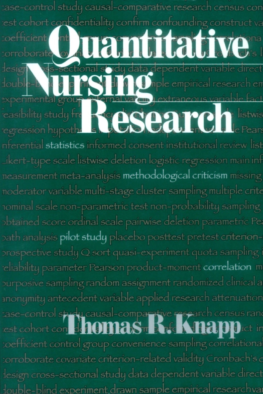 Quantitative Nursing Research 1st Edition â€“ PDF/EPUB Version Downloadable