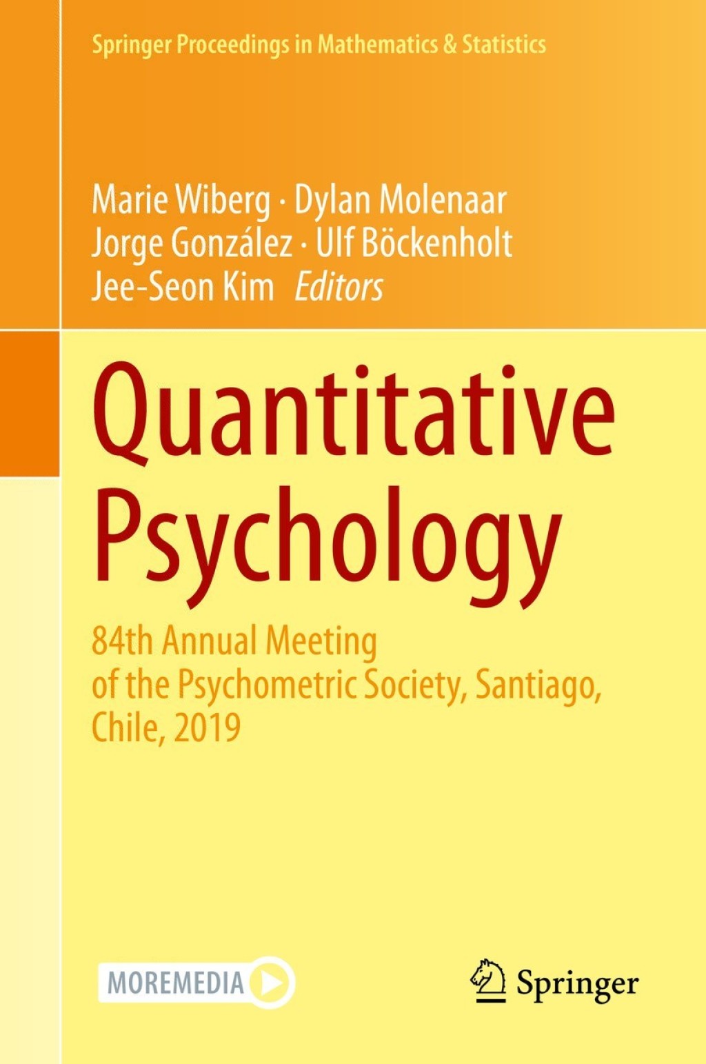 Quantitative Psychology 84th Annual Meeting of the Psychometric Society, Santiago, Chile, 2019 1st Edition â€“ PDF/EPUB Version Downloadable