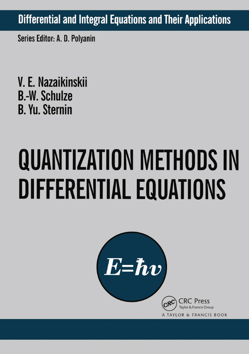 Quantization Methods in the Theory of Differential Equations 1st Edition â€“ PDF/EPUB Version Downloadable