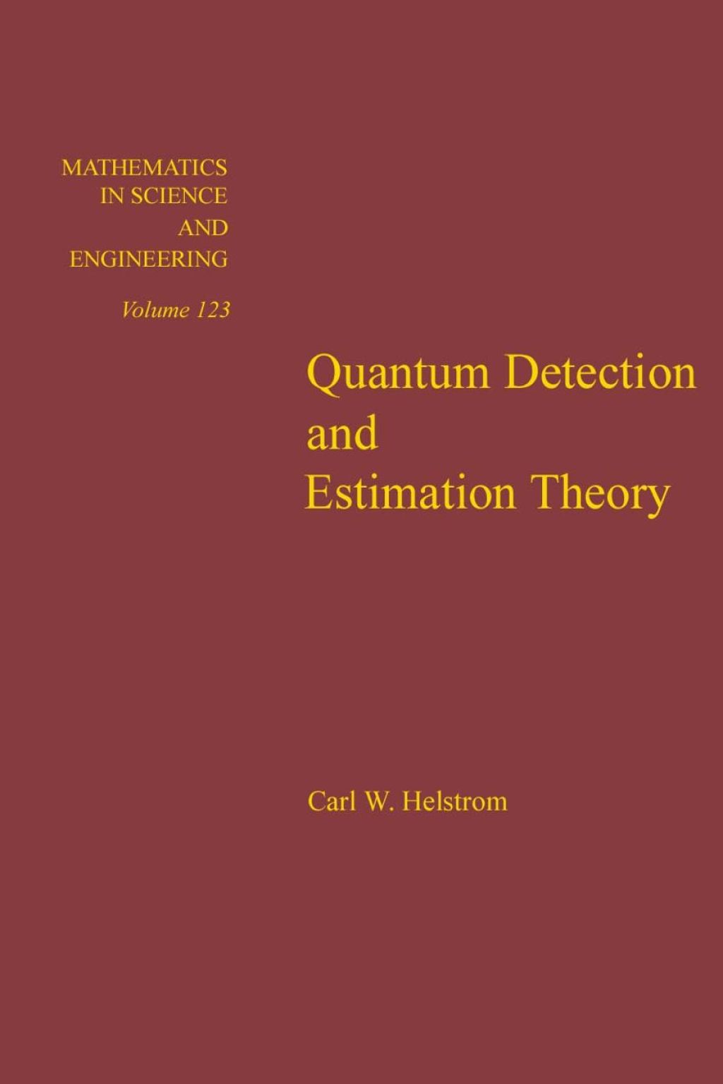 Quantum detection and estimation theory  â€“ PDF/EPUB Version Downloadable