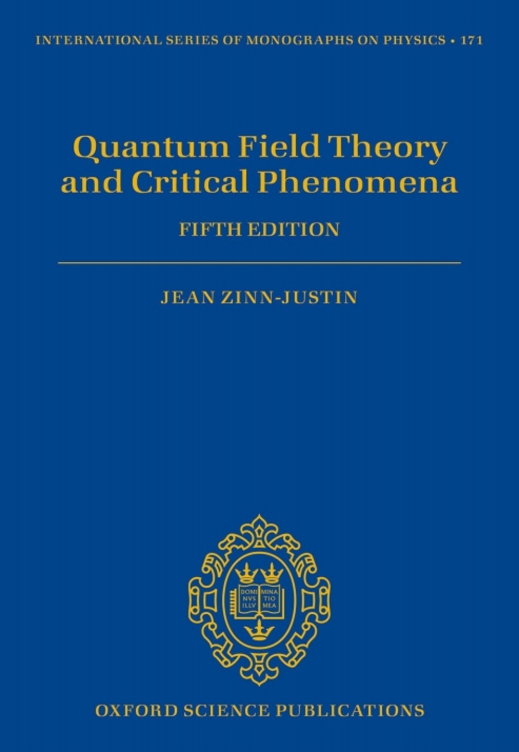 Quantum Field Theory and Critical Phenomena Fifth Edition 5th Edition â€“ PDF/EPUB Version Downloadable