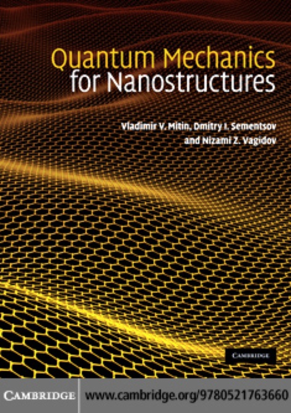 Quantum Mechanics for Nanostructures 1st Edition â€“ PDF/EPUB Version Downloadable