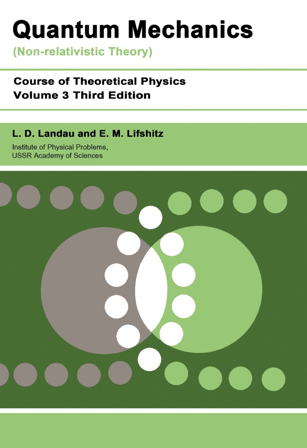 Quantum Mechanics: Non-Relativistic Theory 3rd Edition â€“ PDF/EPUB Version Downloadable
