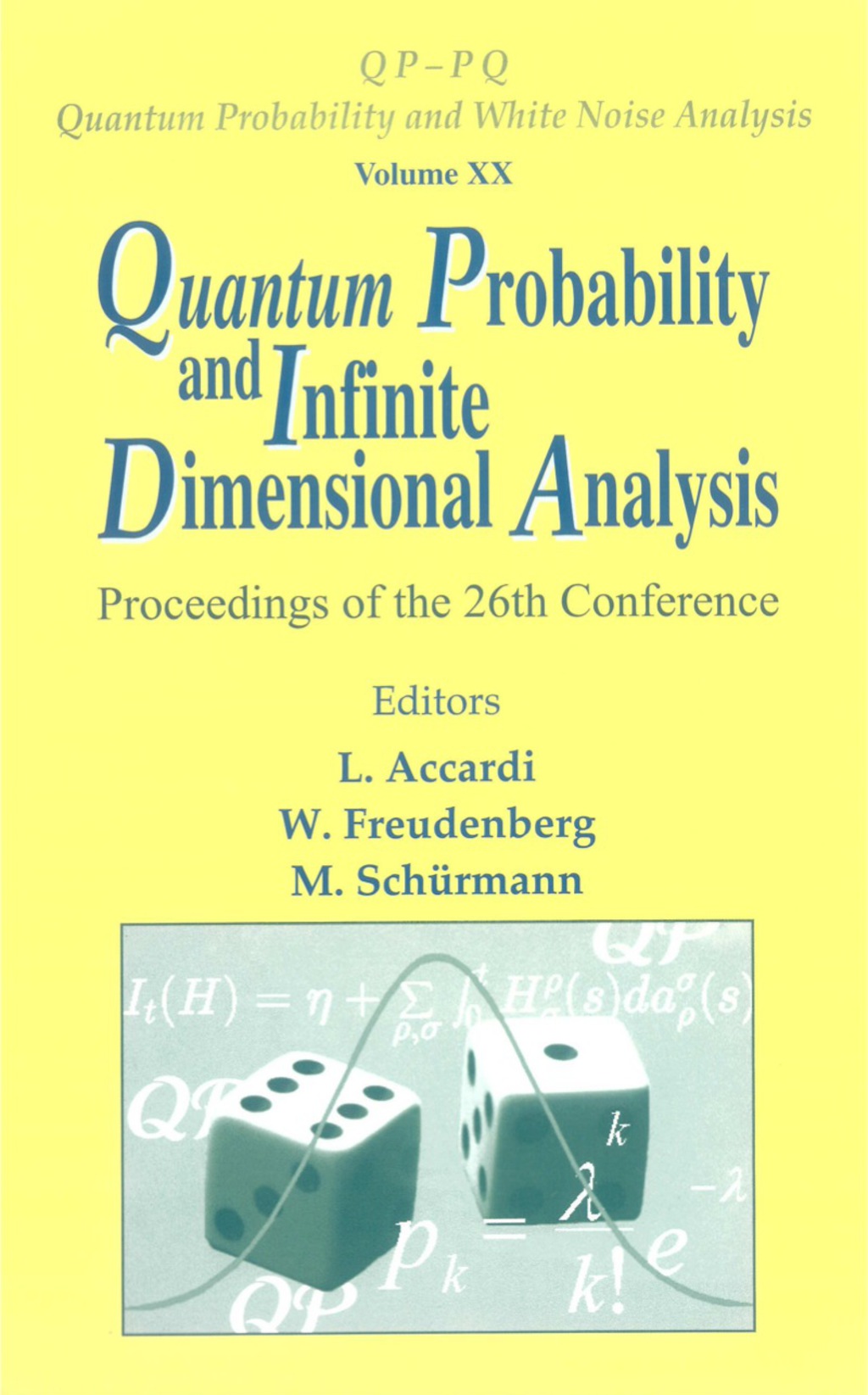 QUANTUM PROBABILITY & INFINITE DIM..V20  â€“ PDF/EPUB Version Downloadable