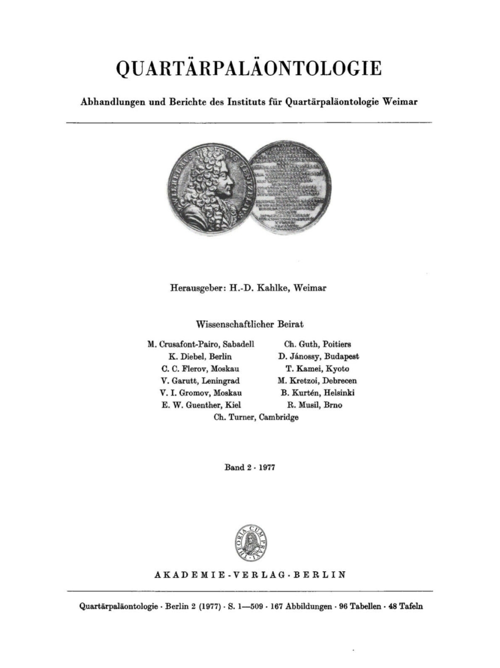 QuartÃ¤rpalÃ¤ontologie. Band 2 1st Edition â€“ PDF/EPUB Version Downloadable