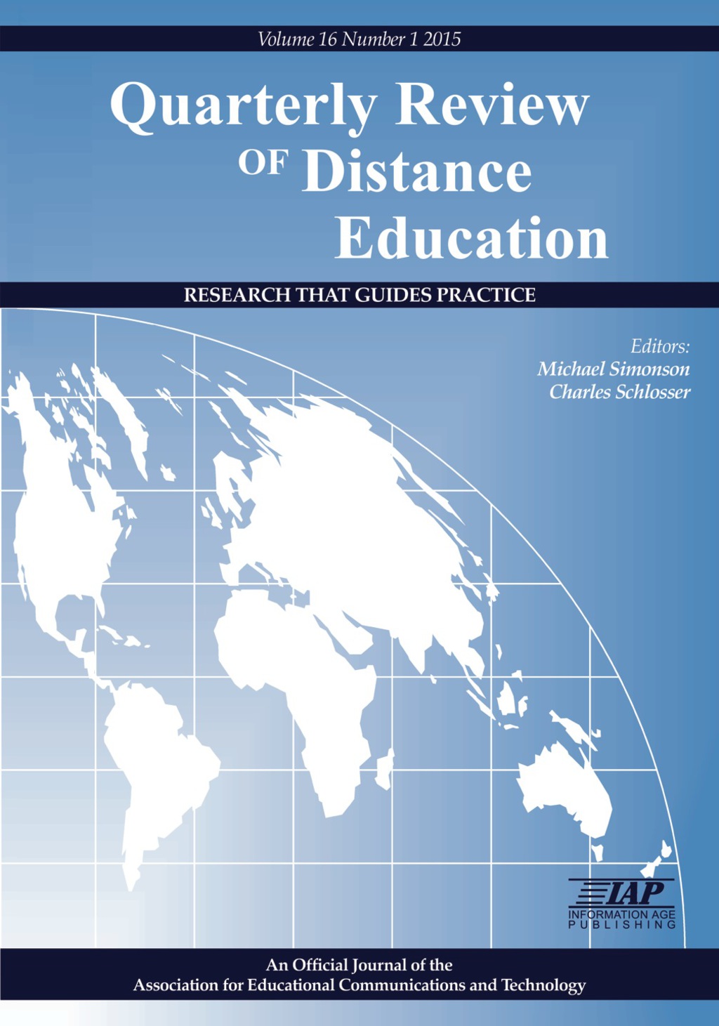 Quarterly Review of Distance Education - Journal Issue: Volume 16 #1  â€“ PDF/EPUB Version Downloadable