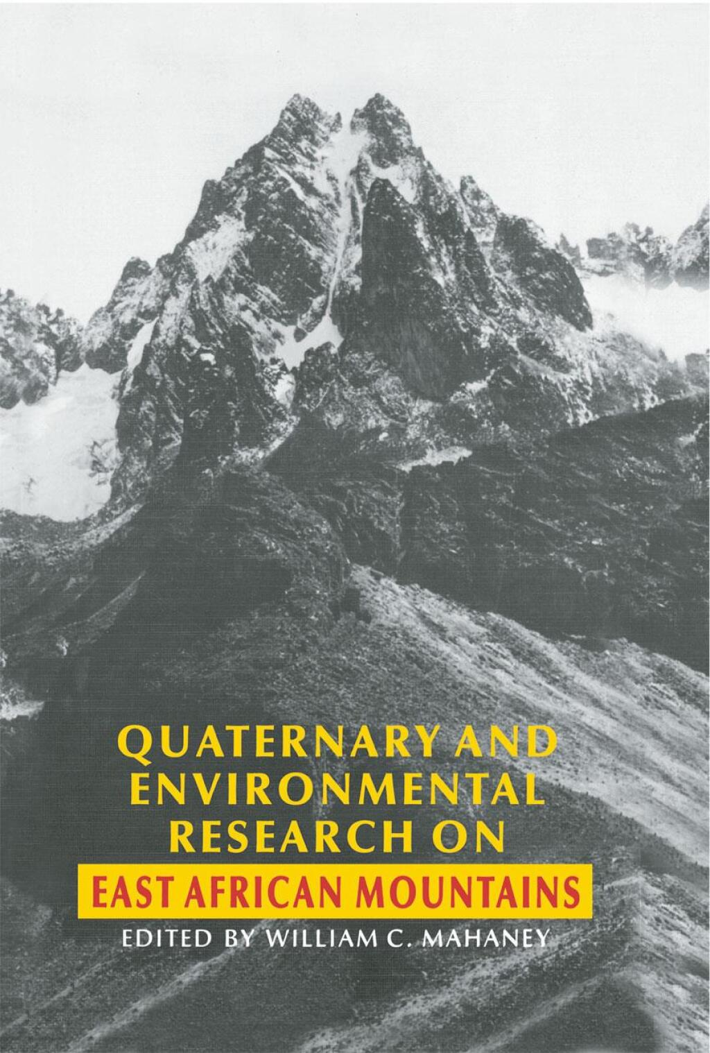 Quaternary and Environmental Research on East African Mountains 1st Edition â€“ PDF/EPUB Version Downloadable
