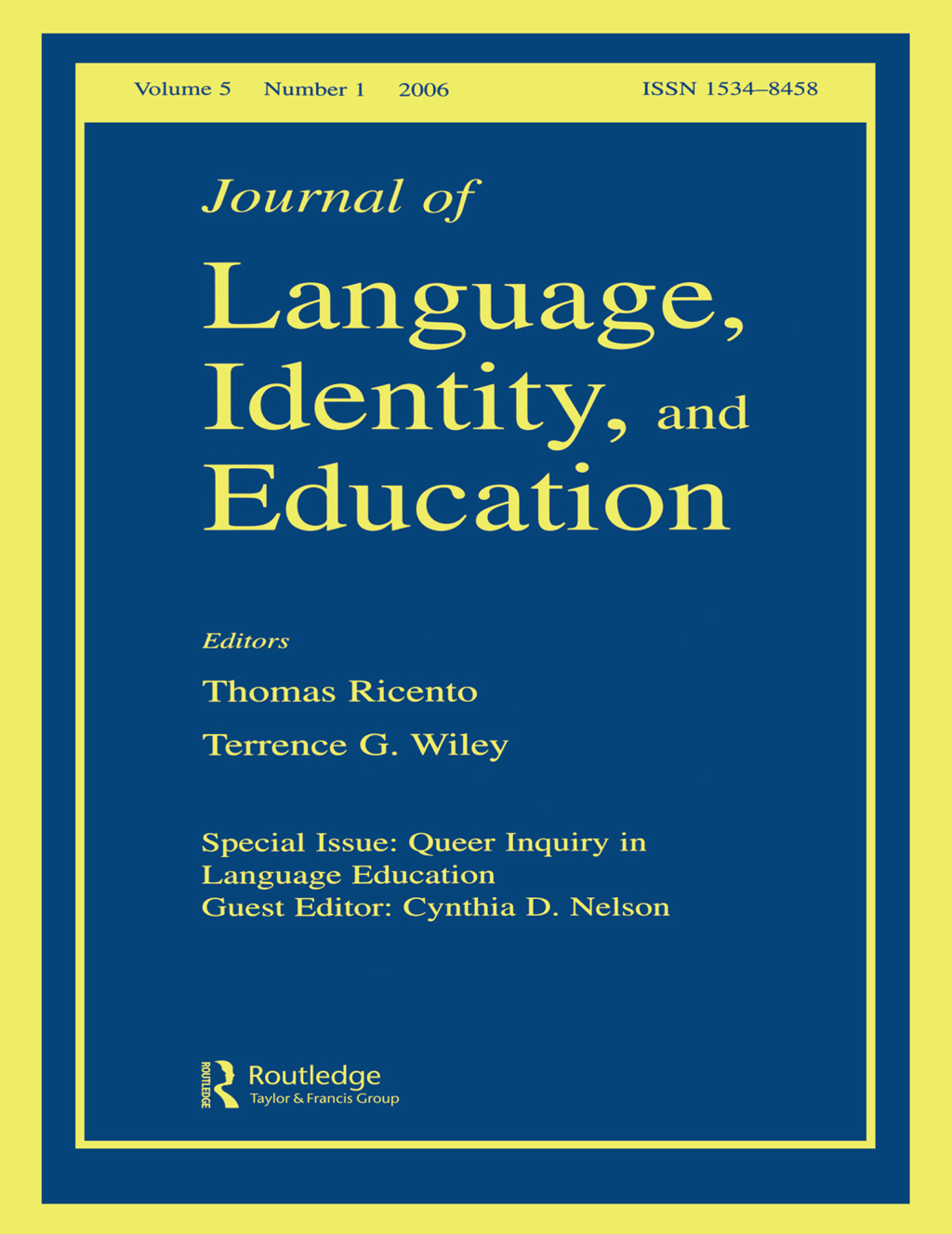 Queer Inquiry In Language Education Jlie V5#1 1st Edition â€“ PDF/EPUB Version Downloadable