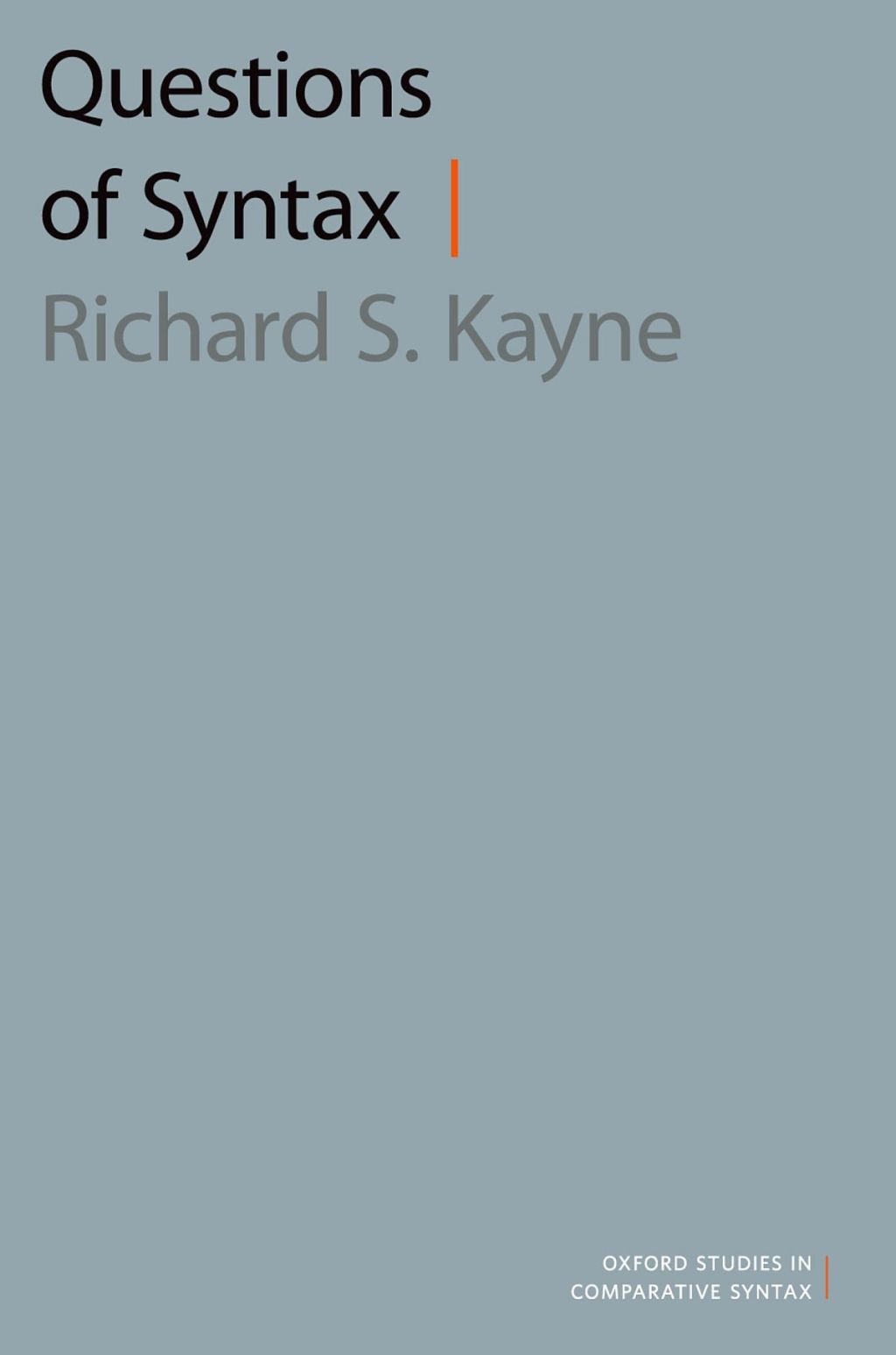 Questions of Syntax  â€“ PDF/EPUB Version Downloadable