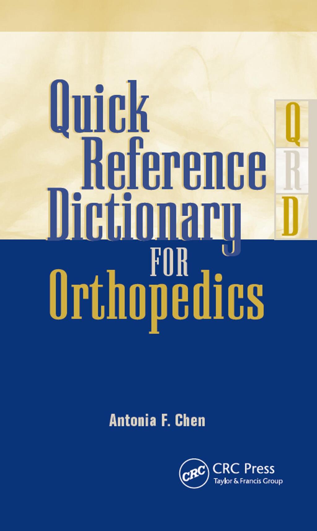Quick Reference Dictionary for Orthopedics 1st Edition â€“ PDF/EPUB Version Downloadable