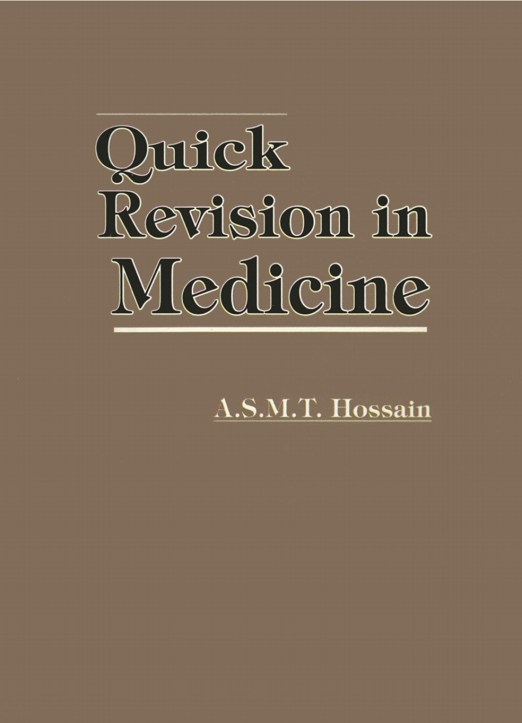 Quick Revision in Medicine  â€“ PDF/EPUB Version Downloadable