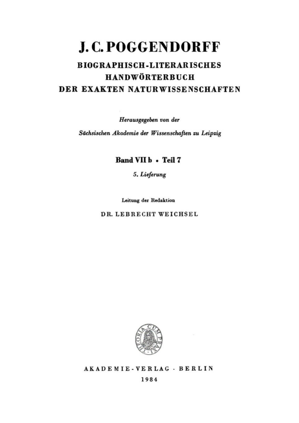 R â€“ Sm, Berichtsjahre 1932 bis 1962, Lieferung 5 1st Edition â€“ PDF/EPUB Version Downloadable