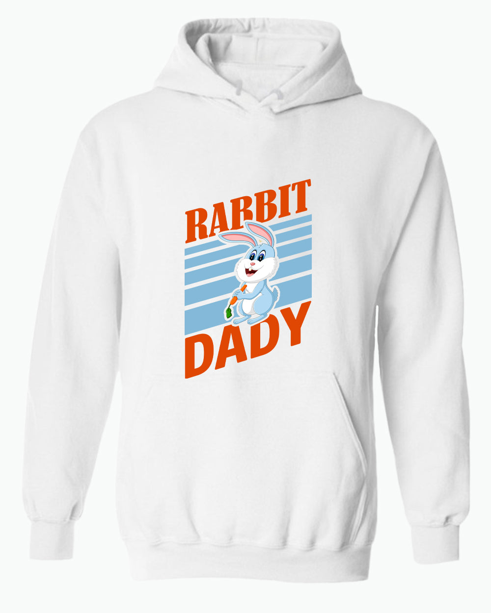 Rabbit dady hoodie, funny tees, daddy hoodie