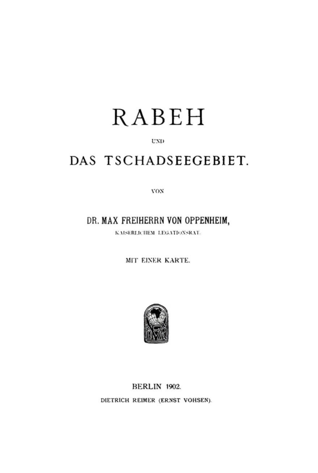Rabeh und das Tschadseegebiet 1st Edition â€“ PDF/EPUB Version Downloadable