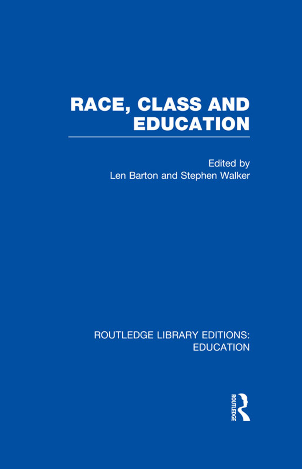 Race, Class and Education (RLE Edu L) 1st Edition â€“ PDF/EPUB Version Downloadable