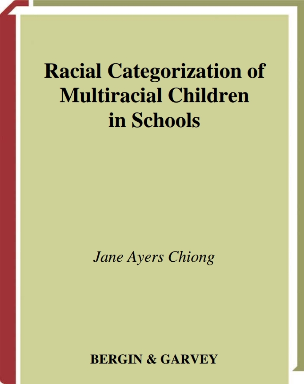 Racial Categorization of Multiracial Children in Schools 1st Edition â€“ PDF/EPUB Version Downloadable