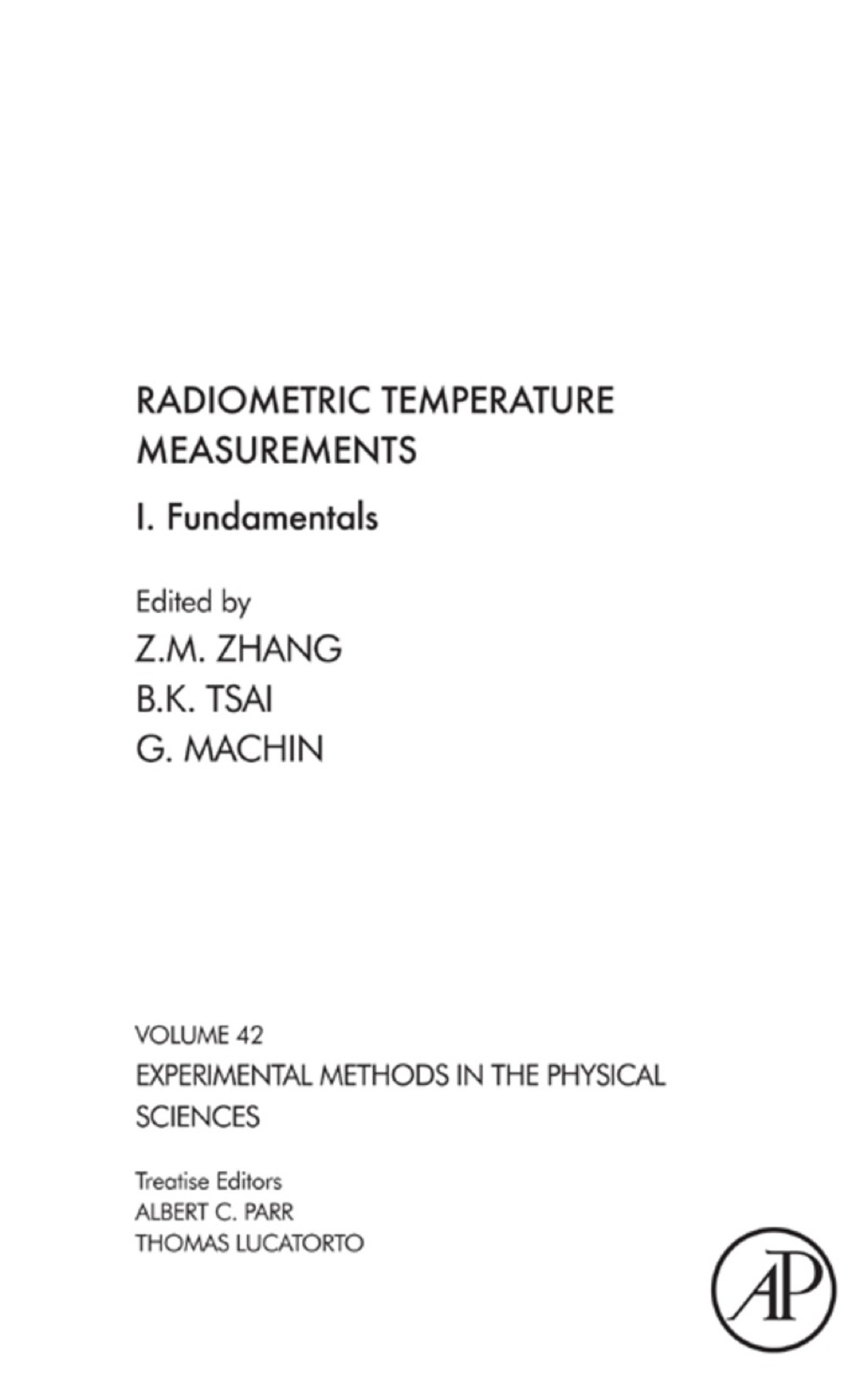 Radiometric Temperature Measurements  â€“ PDF/EPUB Version Downloadable