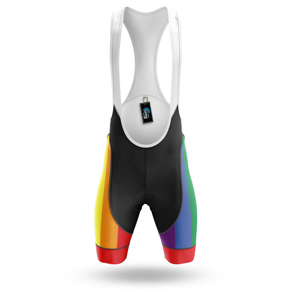 Rainbow Flag USA - Men's Cycling Bibs Only
