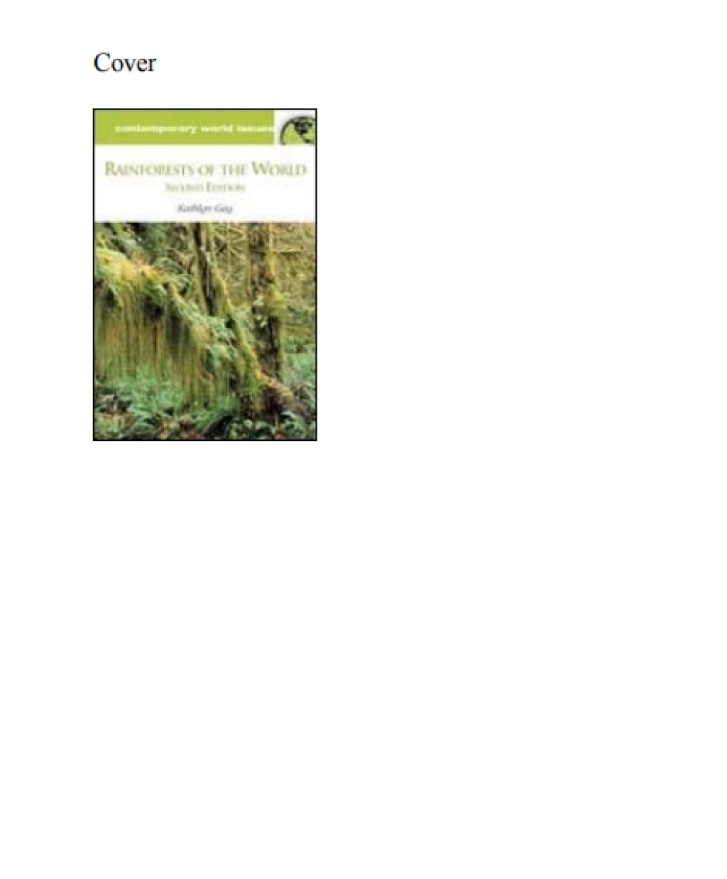 Rainforests of the World A Reference Handbook 2nd Edition â€“ PDF/EPUB Version Downloadable