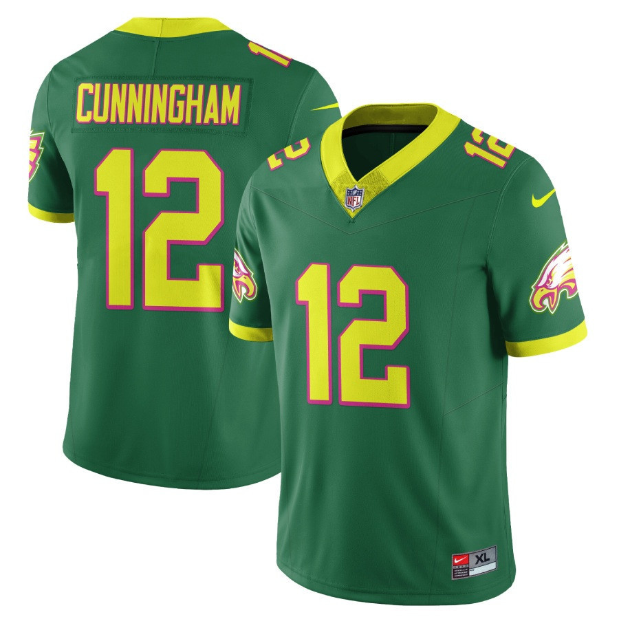 Randall Cunningham Men's Philadelphia Eagles City Edition Vapor Limited Green Jersey - All Stitched