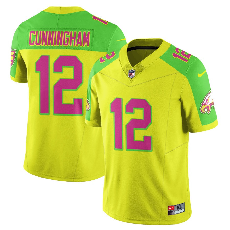Randall Cunningham Men's Philadelphia Eagles City Edition Vapor Limited Yellow Jersey - All Stitched