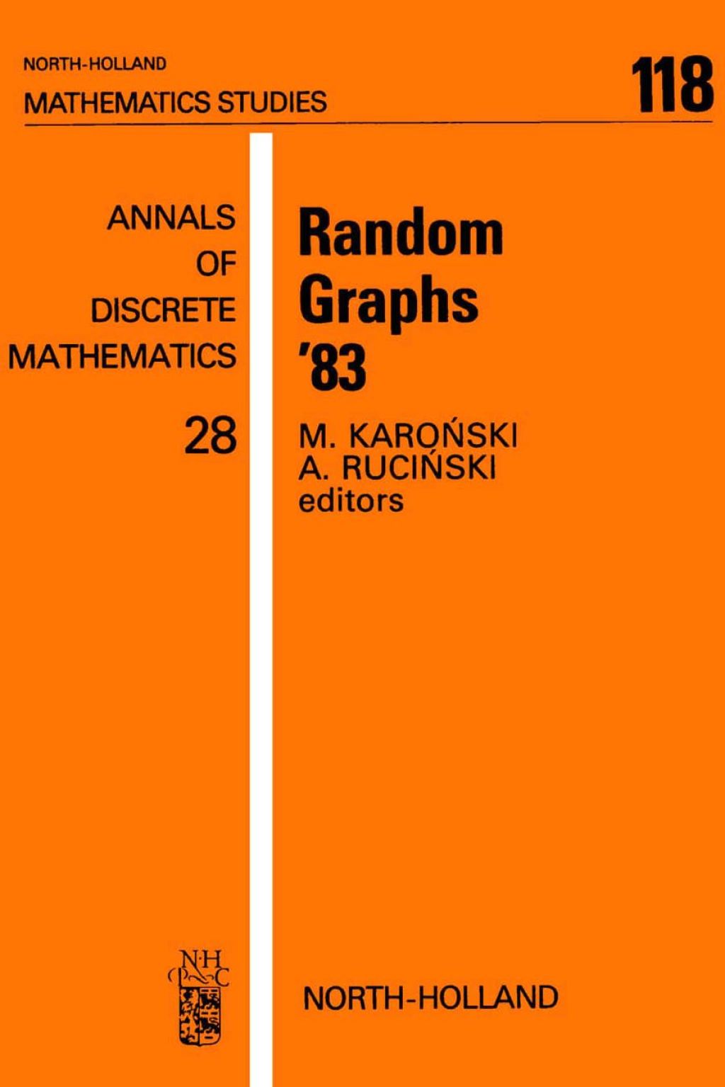 Random Graphs '83  â€“ PDF/EPUB Version Downloadable