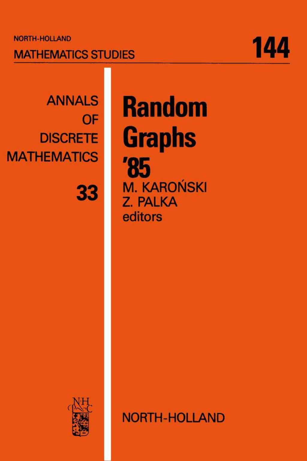 Random Graphs '85  â€“ PDF/EPUB Version Downloadable